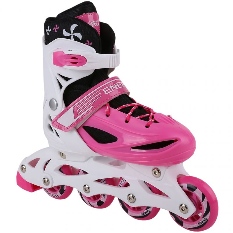 Inny Enero 4in1 inline skates Enero Runner Jr 1007236-1007243-1007250 Cipő rózsaszín