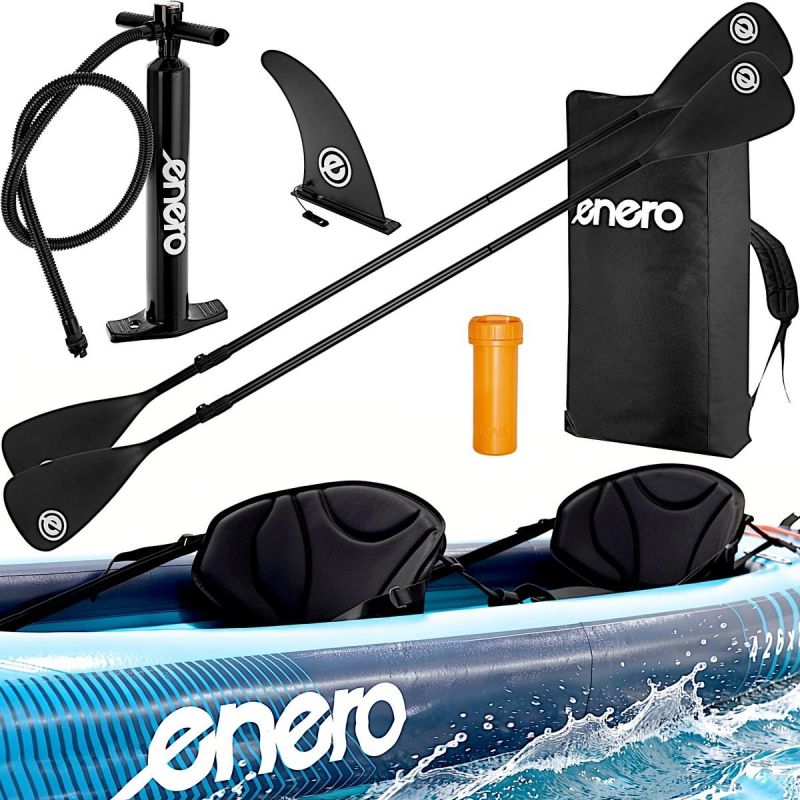 2-PERSON KAYAK LAMINATED PVC BLUE ENERO