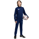 adidas Entrada 26 Training Top Navy Blue JZ6638 Kids Sweatshirt 104cm pulóver