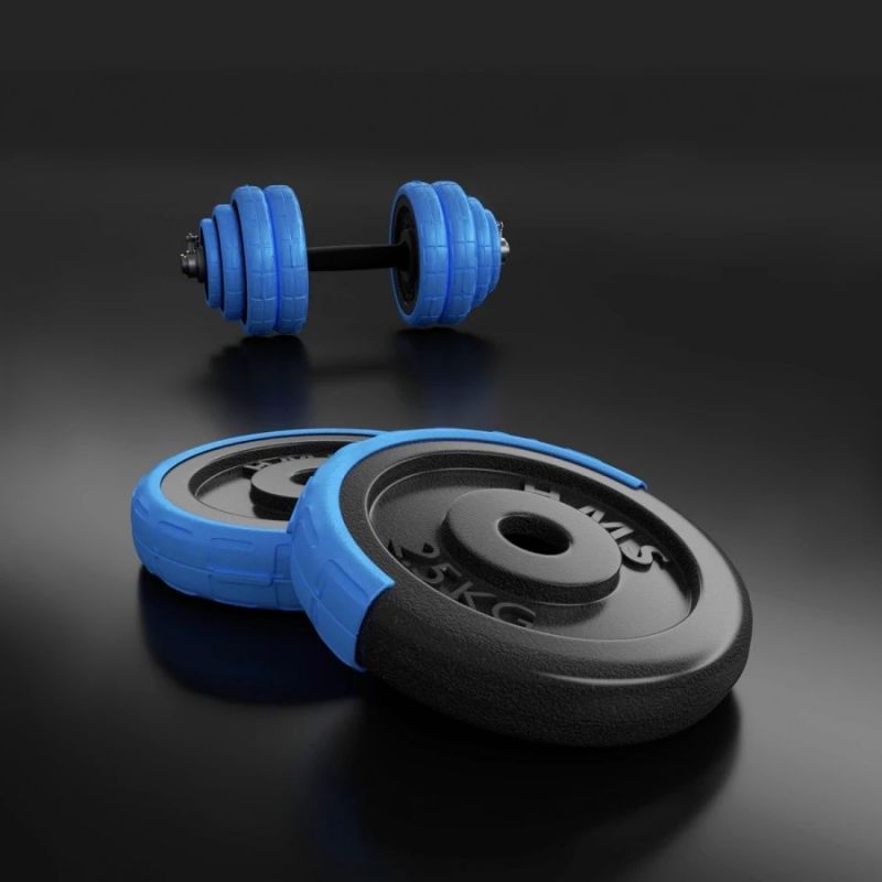 HMS SGG30 BAR 2-in-1 weight set (barbell and dumbbells) 30 kg póló 17-59-133