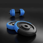 HMS SGG30 BAR 2-in-1 weight set (barbell and dumbbells) 30 kg póló 17-59-133
