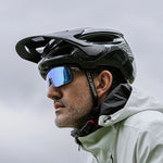 Rockbros LK-99 Mountain Bike Helmet with Adjustable Visor and Magnetic Closure 58-62 cm - Black czarny lights