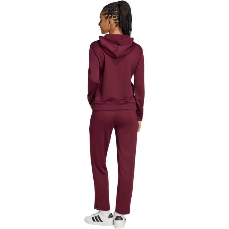 Adidas Women's Essentials Linear Burgundy Tracksuit 2xs szett KQ7588