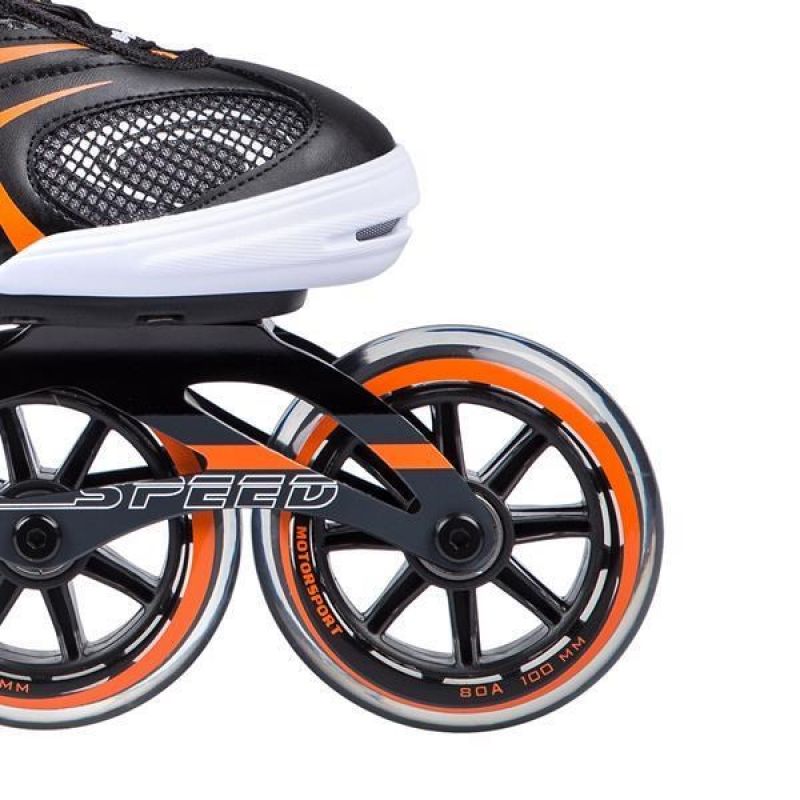 Nils Extreme Na1060s Roller Skates Black-Orange Size