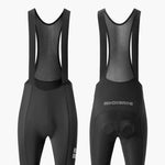 Rockbros 200021 Long Cycling Bib with Pad Size - Black fekete nadrág