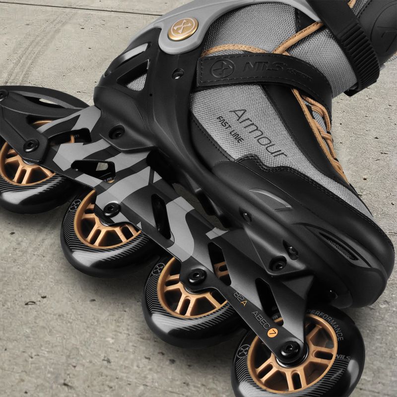 Na22151 Armour Gray Roller Skates Size 39 Nils Extreme szürke görkorcsolya