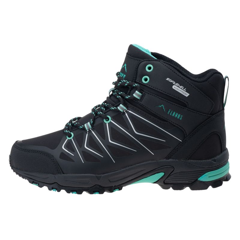 Elbrus Mabby Mid Wp W fekete cipő