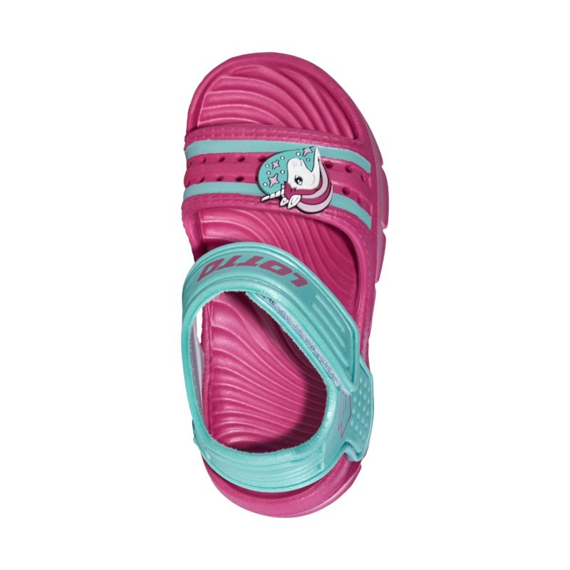Lotto Simma children's sandals pink and blue 2601090