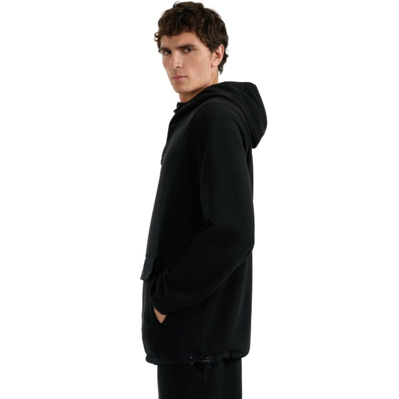 4f Men's fleece sweatshirt M427 deep black 4FWAW25TFLEM427 20S Kiegészítő
