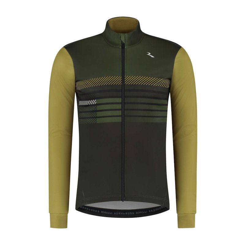 Rogelli STRYDE winter jacket zöld kötött sapka SIRC1100006.400.XL