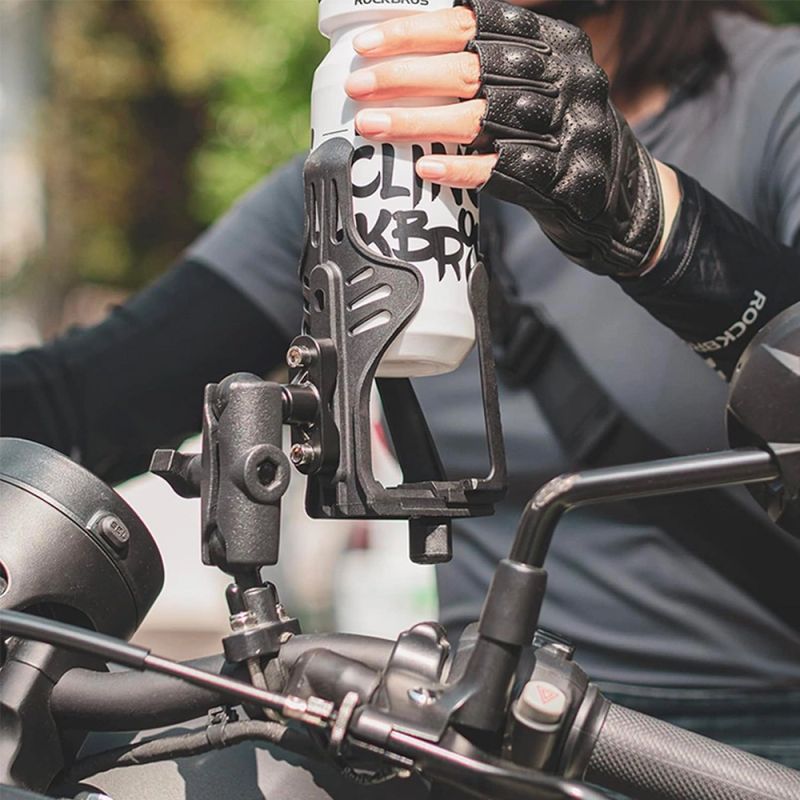 Rockbros 31210008002 handlebar bottle holder - black fekete kulacs 304004-157437