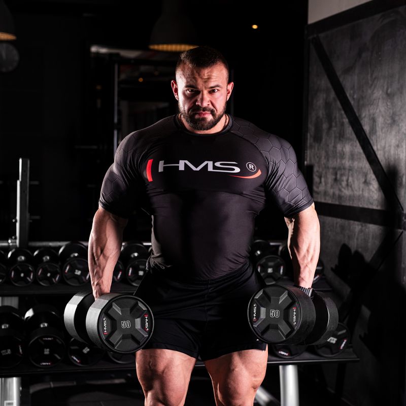 HMS HPC SET POLYURETHANE DUMBBELL SET 2 x 40 - 50 KG CPU (450 KG) kiegészítő 17-66-222