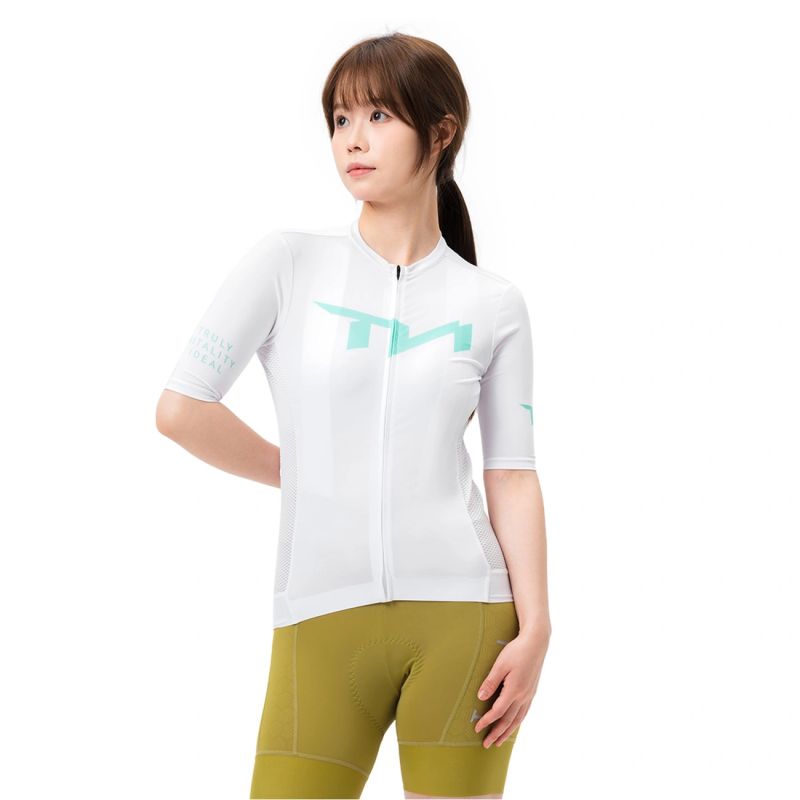 Rockbros TVI M Women's Cycling Jersey - White m \ biały póló 15110025003-211702