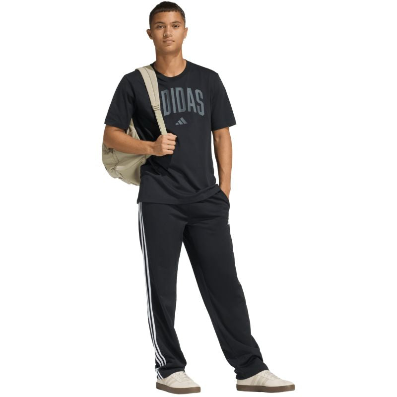 Adidas Collegiate Lineage Men's T-Shirt Black fekete férfi póló KH4592