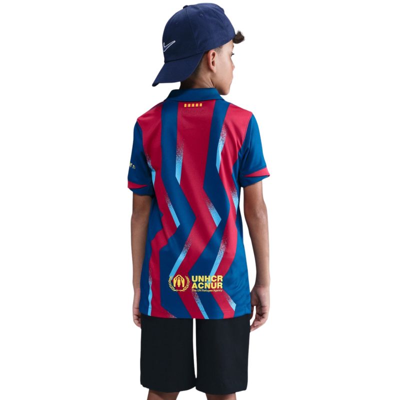 Nike FC Barcelona Stadium 25/26 Kids' Navy-Red Jersey piros gyerek póló FZ1307432