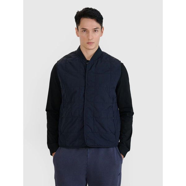 4f Men's sleeveless vest with stand-up collar 4FWSS25TVJAM210-20S General