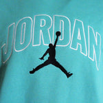 AIR Jordan Brooklyn Fleece Turquoise Men's Hoodie - türkiz pulóver
