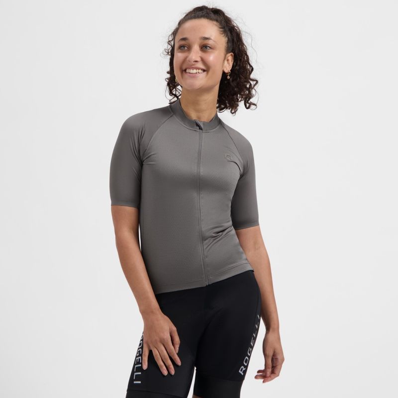 Rogelli women’s cycling jersey ESSENTIAL II plum 2XL kerékpáros ruha SIRC2010002.900.2XL