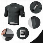 Rockbros 15220032001 ROAD TO SKY men's cycling jersey short sleeve - black fekete póló