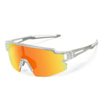 Rockbros Kids Cycling Glasses, Polarized, UV Protection, Children's - Gray szary glasses, training equipment