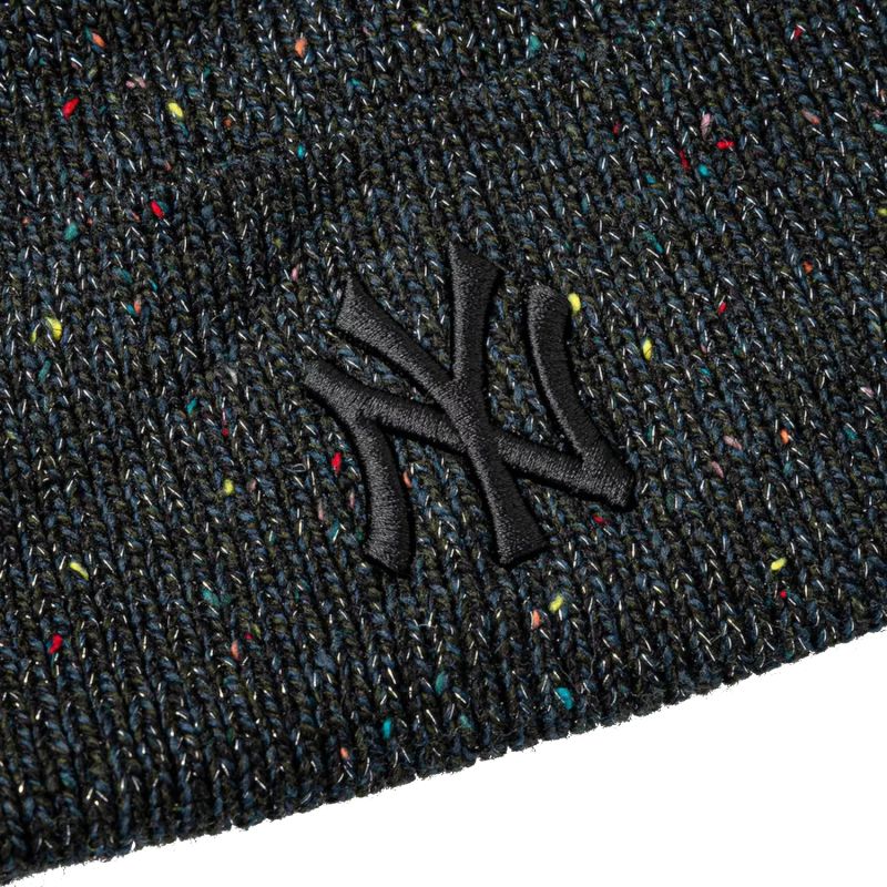 New Era Women’s Glitter Beanie New York Yankees Hat Black fekete kötött sapka 60691294