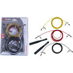 Pure 2 Improve 3-In-1 Weighted Skipping Rope, Replaceable Lines, Pure 2 Improwe fekete ropes, training equipment