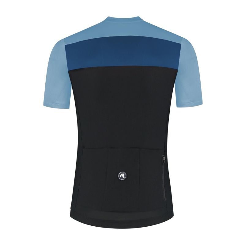 Rogelli CORE BLOCK T-shirt blue- fekete póló