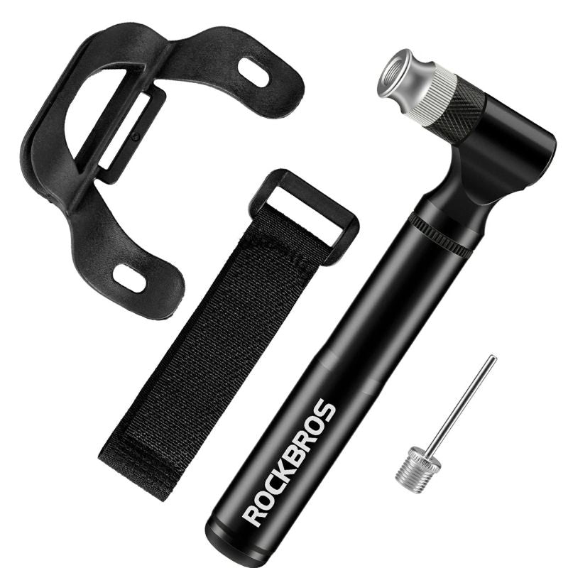 Rockbros JG-PB-11 Tool Kit with Pump and Spoon Patch Multitool - Black fekete sets