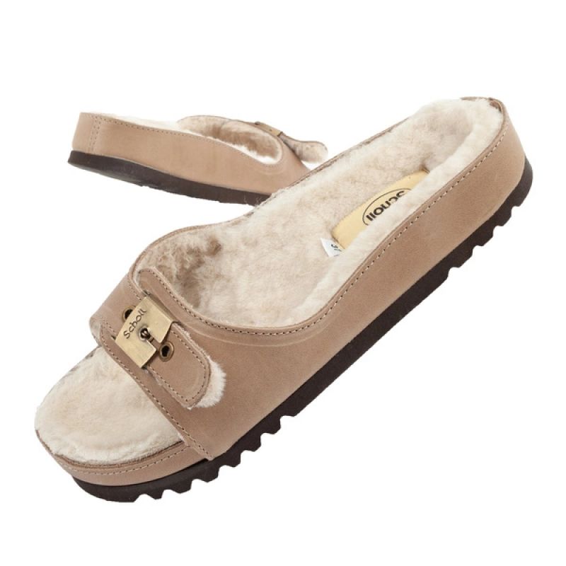 Scholl Iconic MEG Taupe W Flip Flops bézs slides