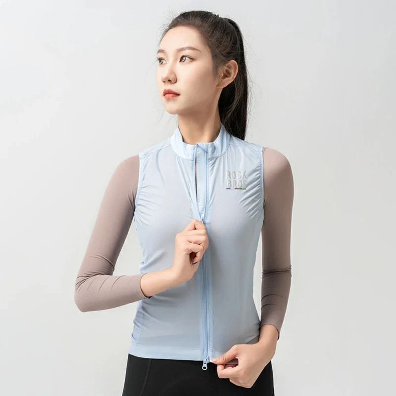 Rockbros ROAD TO SKY women's lightweight breathable cycling vest M - blue m \ niebieski vests