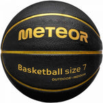 Meteor Cellular Basketball Black and Gold fekete labda