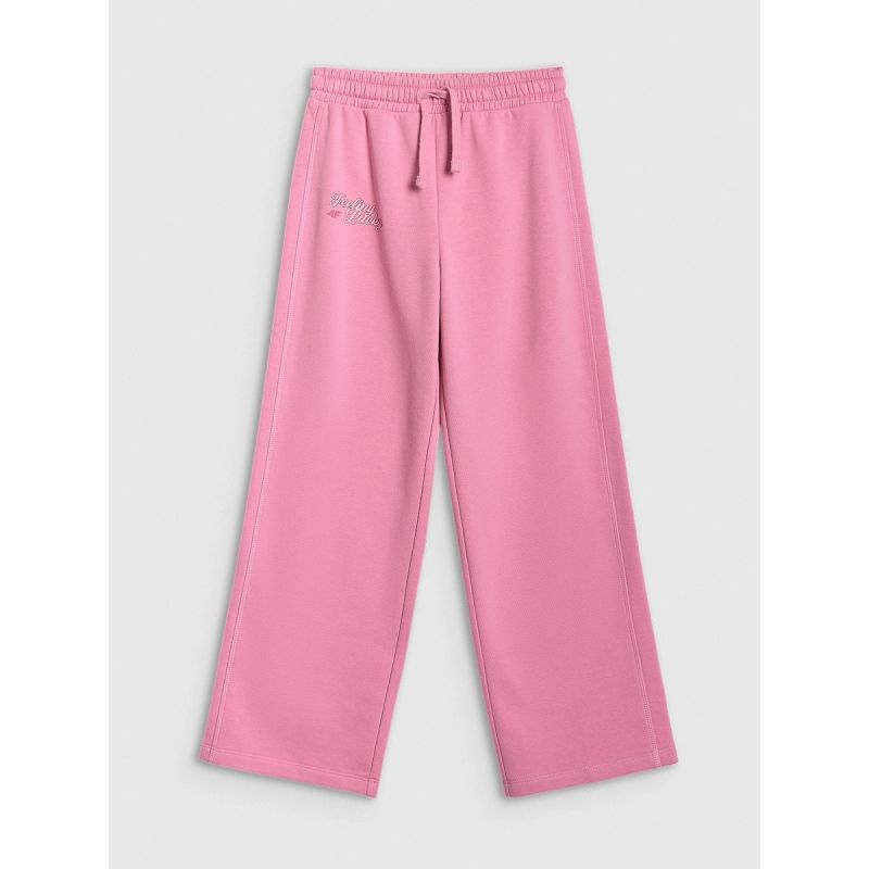4F Girls' straight leg sweatpants ruházat 4FJRSS26TTROF1727-54S