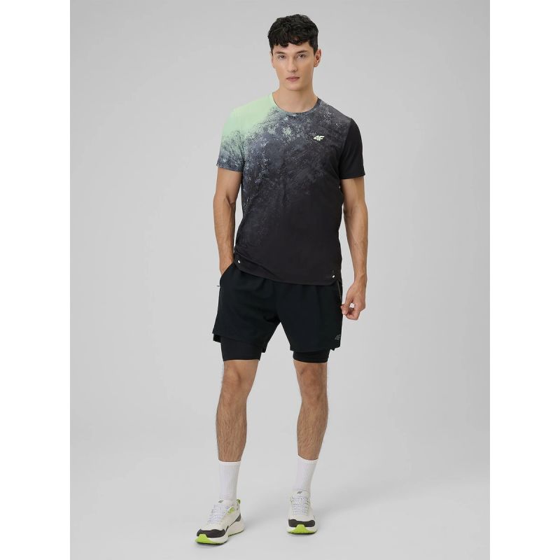 4F Men's quick-drying regular training T-shirt póló
