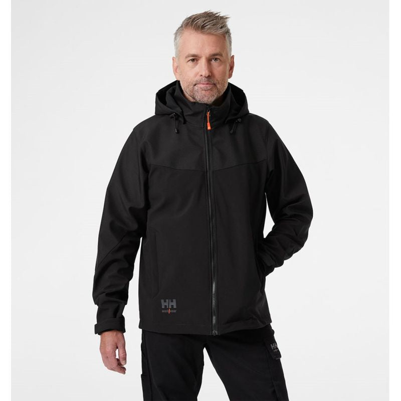 Helly Hansen Oxford softshell sweatshirt in fekete ruházat 74290_990-L