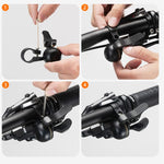 Rockbros aluminum bell left mounting black