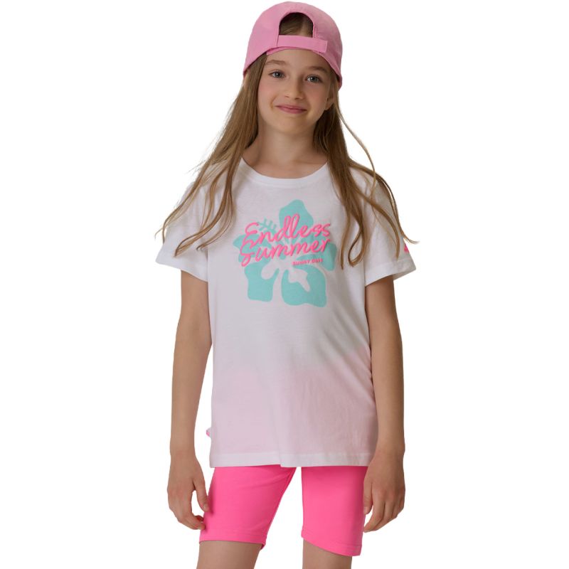 4F T-shirt for girls F2938 white 10S fehér póló 4FJWSS26TTSHF293810S
