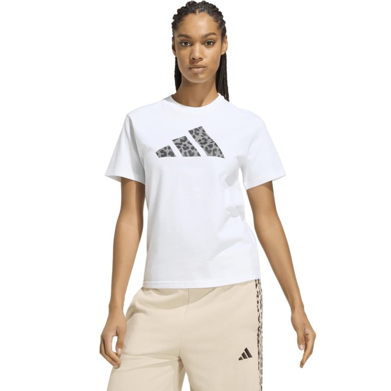 Adidas Animal Graphic Women's T-Shirt White 2xs ruházat KT9719
