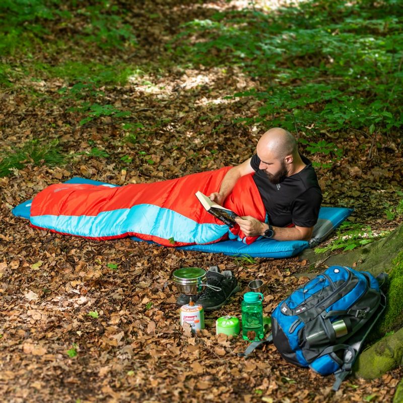 Nils Extreme NILS CAMP Sleeping Bag, Red and Blue kék táska 15-04-111