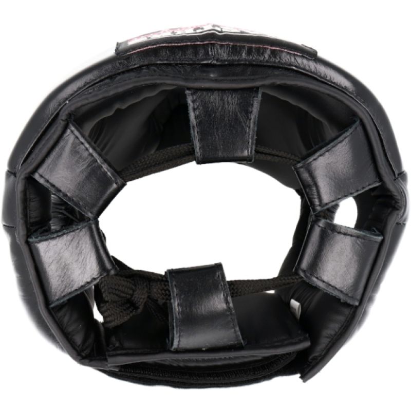 MASTERS FIGHT EQUIPMENT KSS-4B1-BOX leather sparring boxing helmet védőfelszerelés 0229-B01M