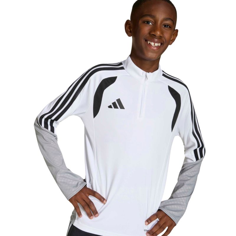 adidas Tiro 26 Competition Training Top for kids, white and gray KA7577 116 cm edzőruha