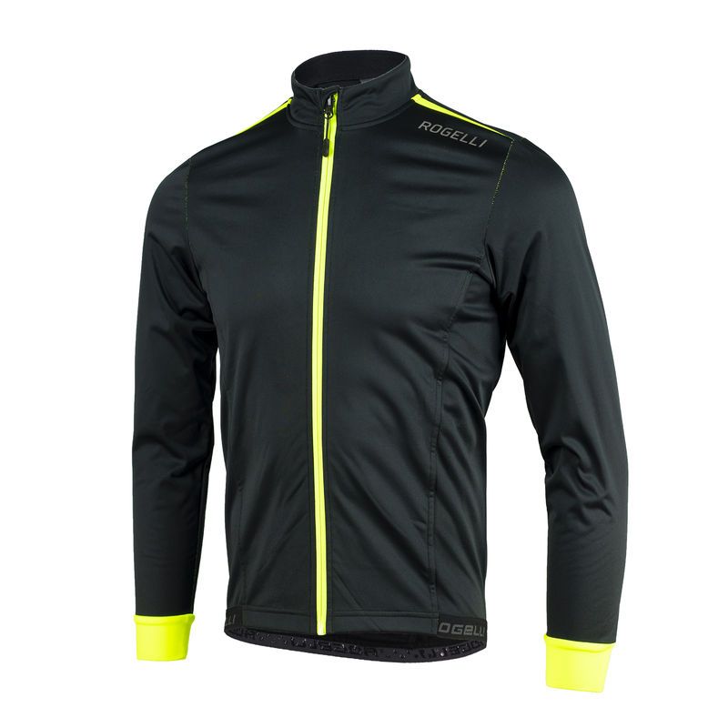 Rogelli PESARO 2.0 black/fluorescent fekete dzseki