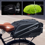 Wozinsky Bike Trunk with Long Strap and Expandable Side Pockets - Black fekete táska 304004-200626