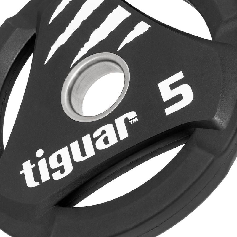 Tiguar PU Olympic plate 5 kg fekete kiegészítő TI-WTPU00500