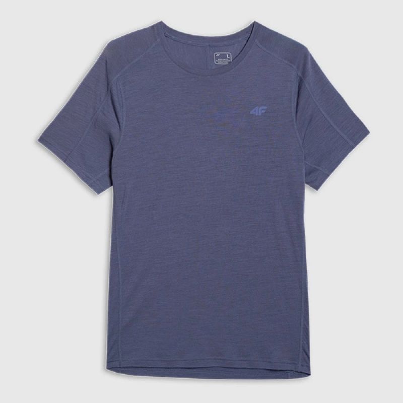Men's 4F Merino Wool Trekking T-shirt 4FWAW25TFTSM1526-32S