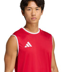 Adidas Entrada 26 Sleeveless Jersey Men's T-Shirt Red piros póló