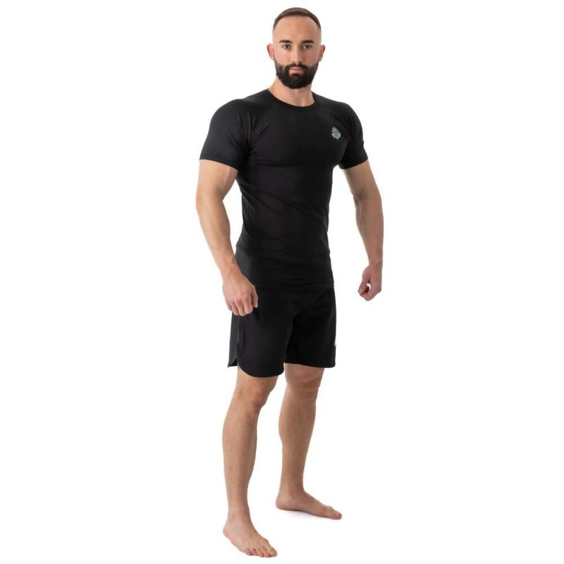 DBX Bushido Rashguard sleeve black BlackRS - fekete short