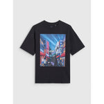 Boy's oversize T-shirt with print 4F 4FJRAW25TTSHM3061-20S
