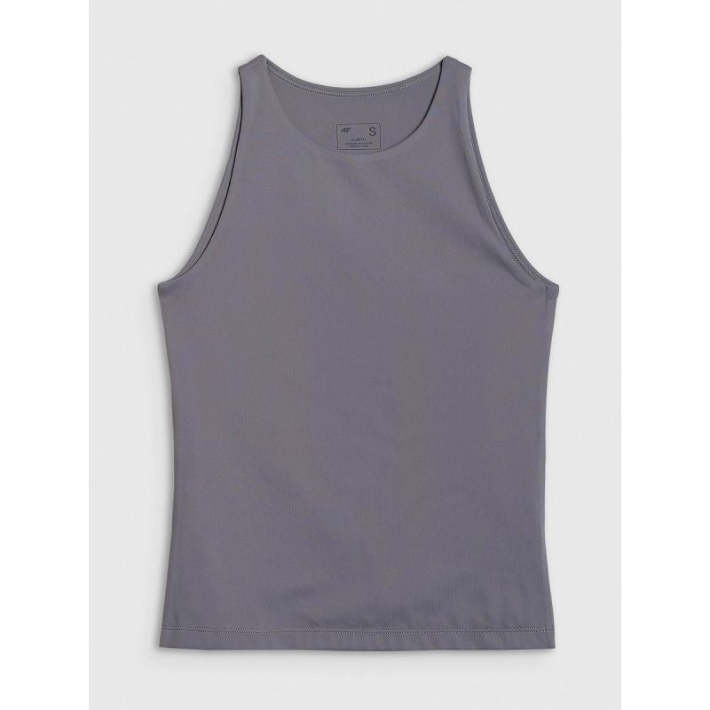 4F Women's sleeveless slim plain t-shirt póló
