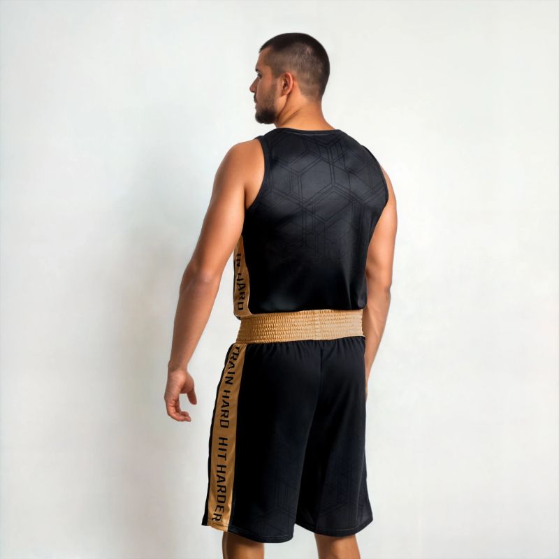 DBX Bushido GOLD training boxing ezüst short