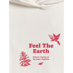 Women's loose sweatshirt with hood 4F